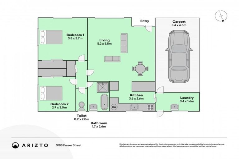 Photo of property in 3/88 Fraser Street, Tauranga South, Tauranga, 3112