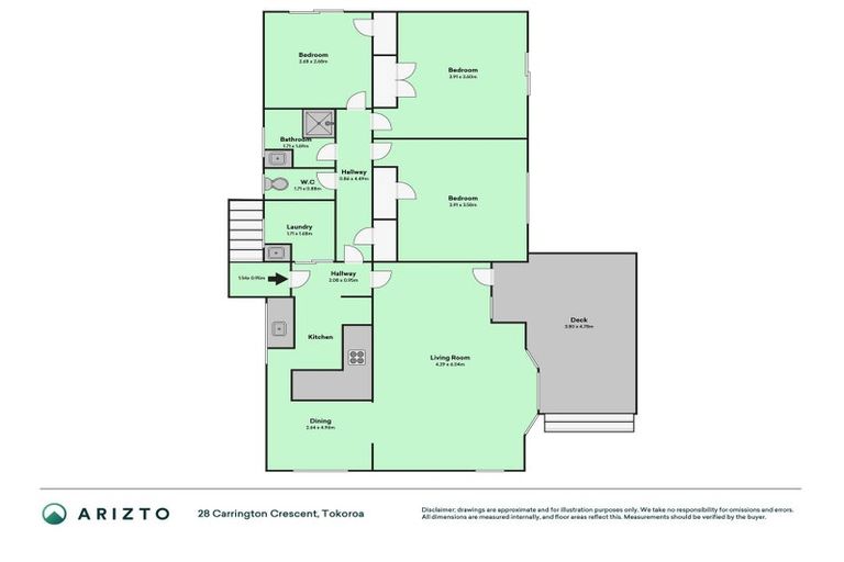 Photo of property in 28 Carrington Crescent, Tokoroa, 3420