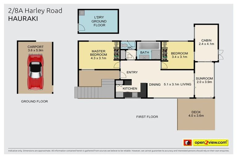 Photo of property in 2/8a Harley Road, Hauraki, Auckland, 0622