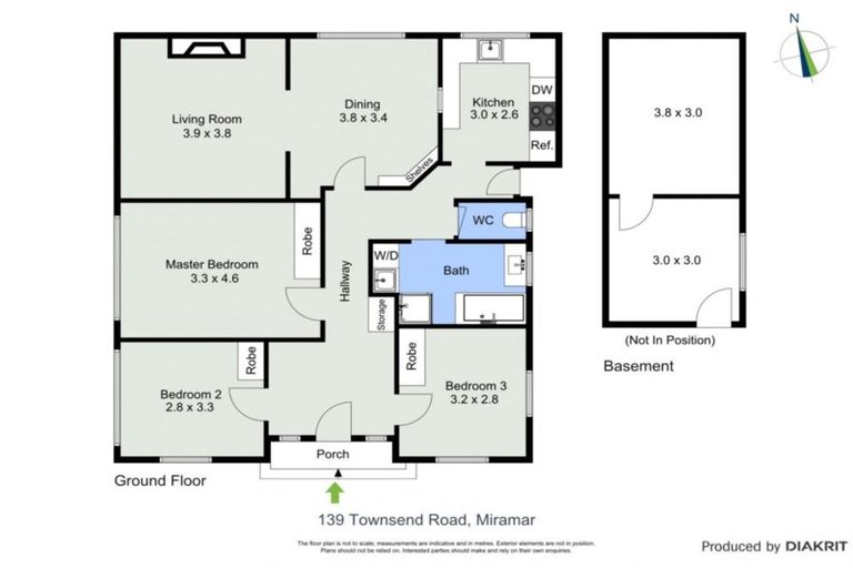 Photo of property in 139 Townsend Road, Miramar, Wellington, 6022