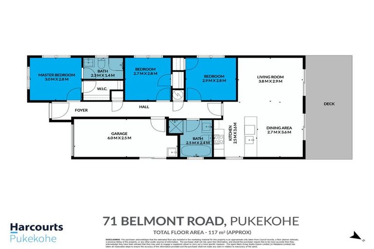 Photo of property in 71 Belmont Road, Pukekohe, 2120