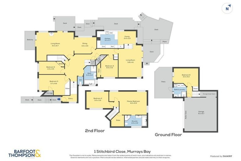 Photo of property in 1 Stitchbird Close, Murrays Bay, Auckland, 0630