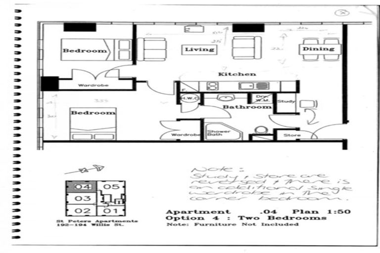 Photo of property in St Peters Apartments, 3d/192 Willis Street, Te Aro, Wellington, 6011