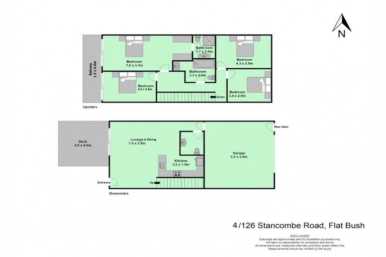 Photo of property in 4/126 Stancombe Road, Flat Bush, Auckland, 2016