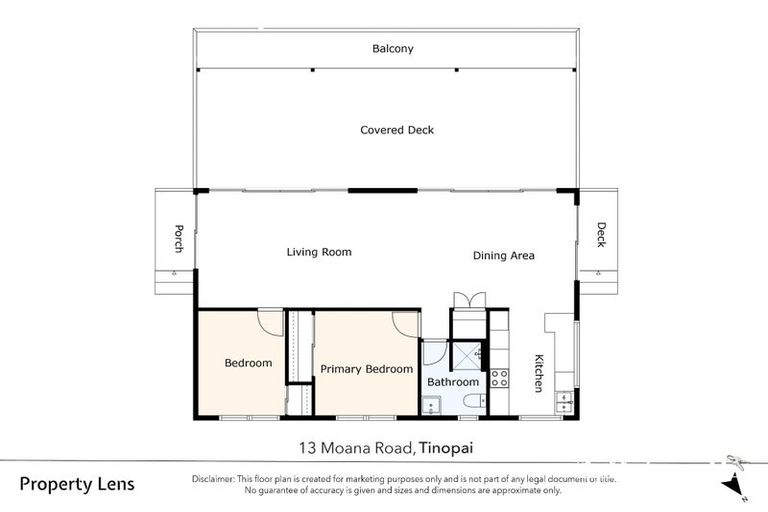 Photo of property in 13 Moana Road, Tinopai, 0593