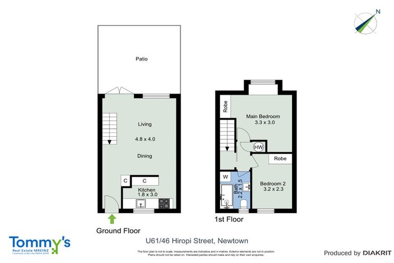 Photo of property in Hiropi St Village, 61/46 Hiropi Street, Newtown, Wellington, 6021