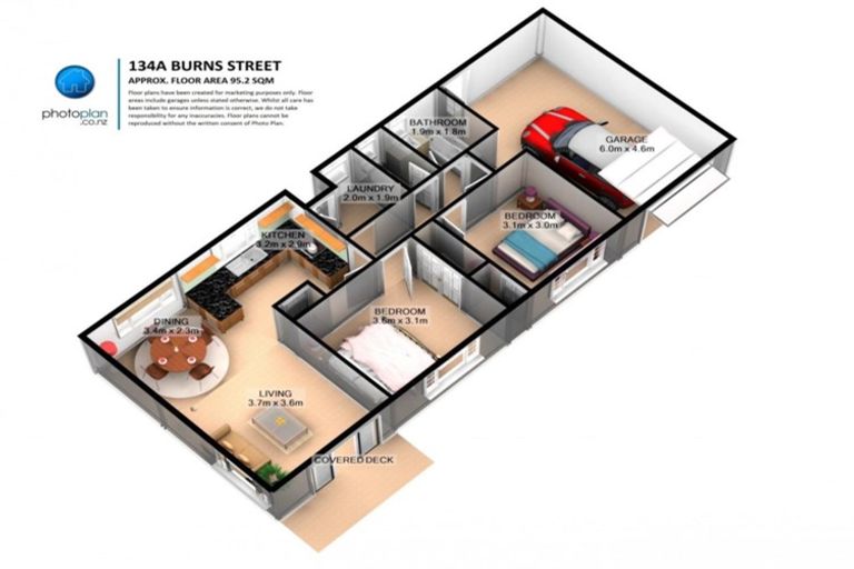 Photo of property in 134a Burns Street, Leamington, Cambridge, 3432