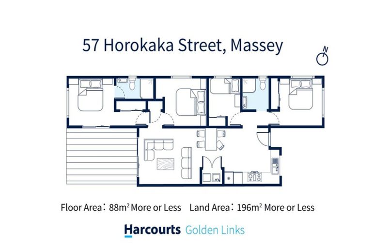 Photo of property in 57 Horokaka Street, Massey, Auckland, 0614