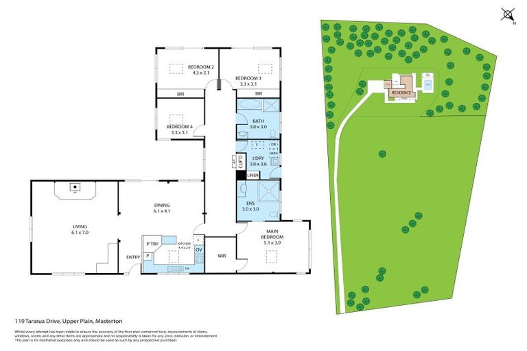 Photo of property in 119 Tararua Drive, Upper Plain, Masterton, 5888