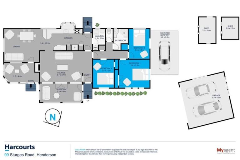 Photo of property in 99 Sturges Road, Henderson, Auckland, 0612