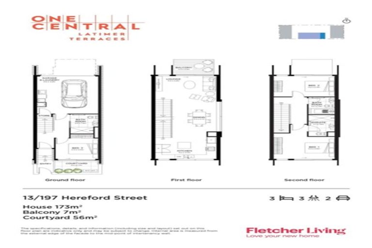 Photo of property in Latimer Terraces, 13/197 Hereford Street, Christchurch Central, Christchurch, 8011