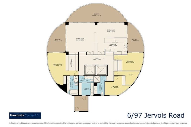 Photo of property in Shangri La Apartments, 6/97 Jervois Road, Herne Bay, Auckland, 1011