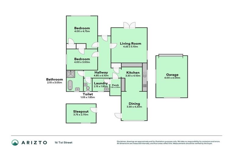 Photo of property in 16 Toi Street, Tawhero, Whanganui, 4501