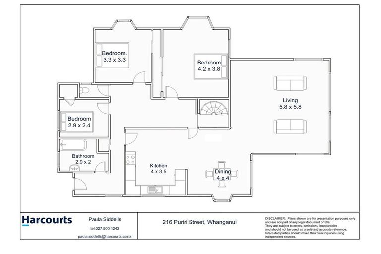 Photo of property in 216 Puriri Street, Castlecliff, Whanganui, 4501