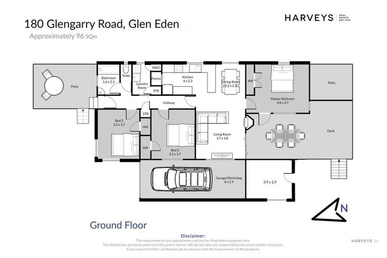 Photo of property in 180 Glengarry Road, Glen Eden, Auckland, 0602