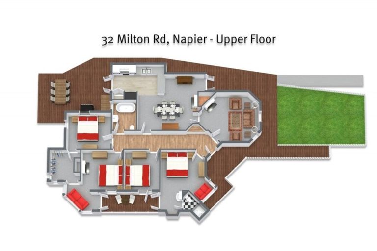 Photo of property in 32 Milton Road, Bluff Hill, Napier, 4110