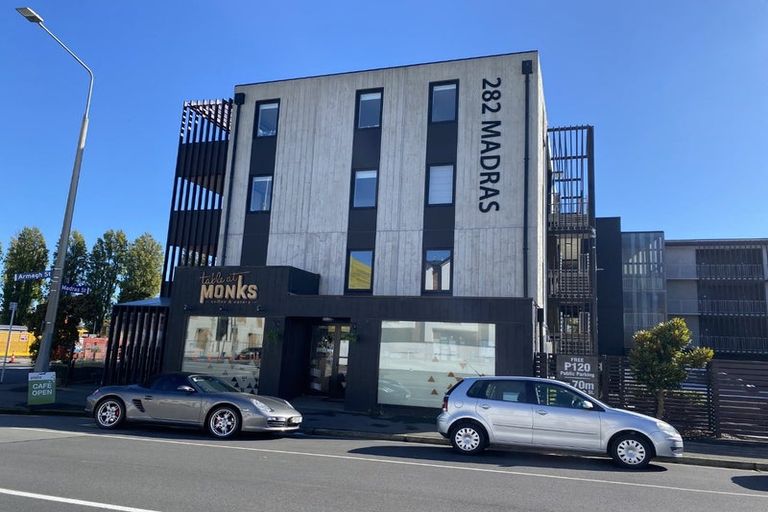 Photo of property in Leicester Executive Apartments, 210/282 Madras Street, Christchurch Central, Christchurch, 8011