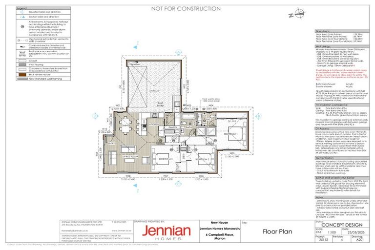 Photo of property in 6 Campbell Place, Marton, 4710