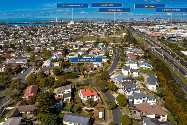 Photo of property in 1 Newport Place, Forrest Hill, Auckland, 0620