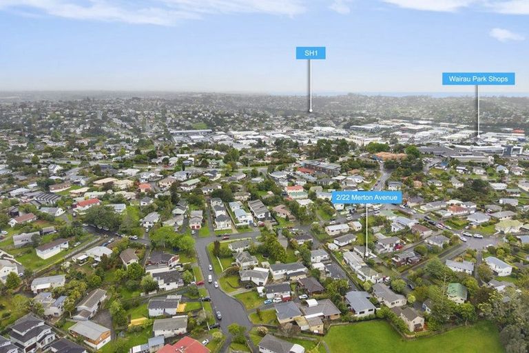 Photo of property in 2/22 Merton Avenue, Glenfield, Auckland, 0627