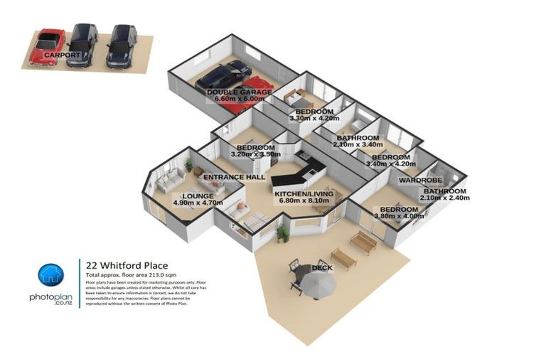 Photo of property in 22 Whitford Place, Rototuna North, Hamilton, 3210