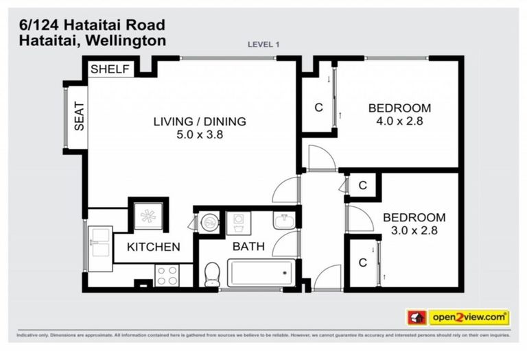 Photo of property in 6/124 Hataitai Road, Hataitai, Wellington, 6021