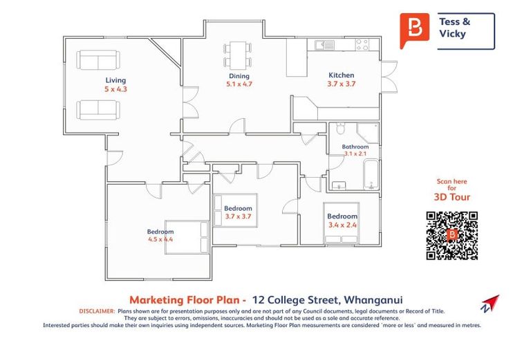 Photo of property in 12 College Street, Whanganui, 4500