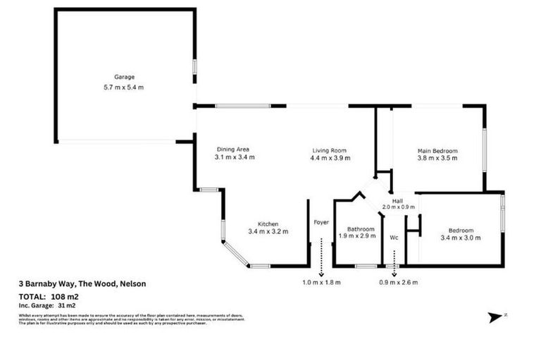 Photo of property in 3 Barnaby Way, The Wood, Nelson, 7010