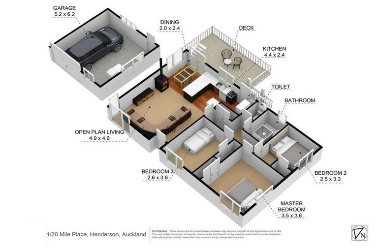 Photo of property in 1/20 Mile Place, Henderson, Auckland, 0612