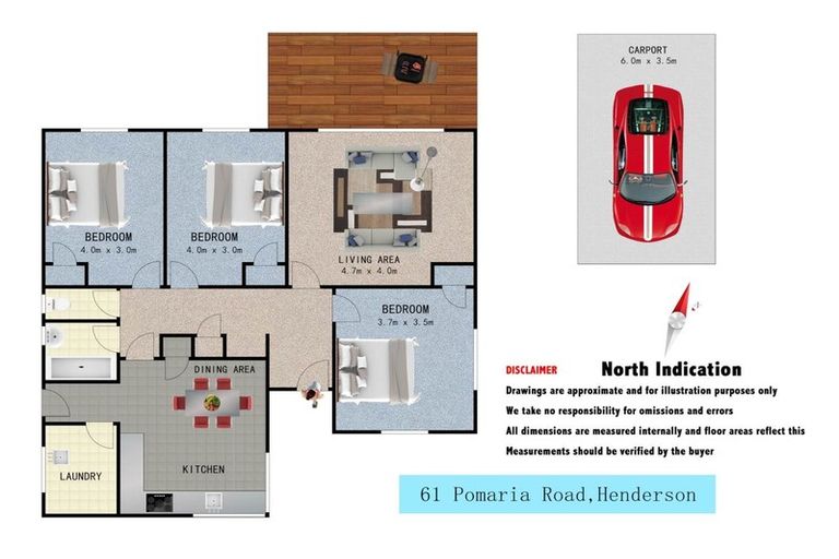 Photo of property in 61 Pomaria Road, Henderson, Auckland, 0610