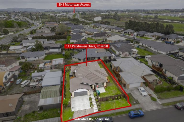 Photo of property in 117 Parkhaven Drive, Rosehill, Papakura, 2113