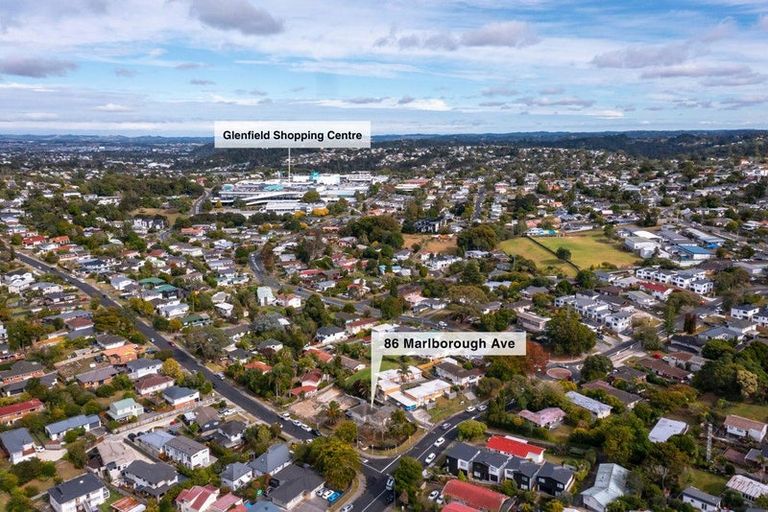 Photo of property in 86 Marlborough Avenue, Glenfield, Auckland, 0629