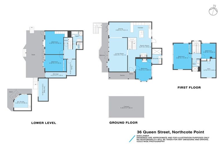 Photo of property in 36 Queen Street, Northcote Point, Auckland, 0627