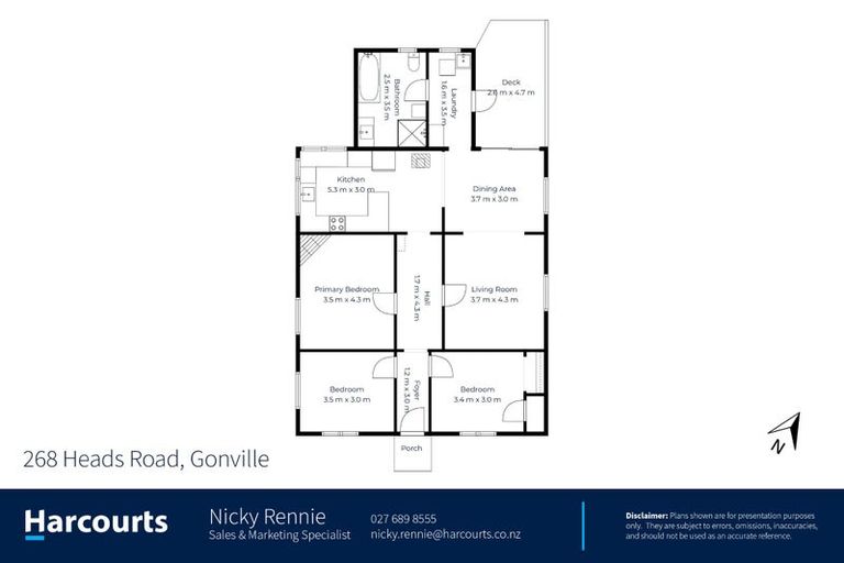 Photo of property in 268 Heads Road, Gonville, Whanganui, 4501