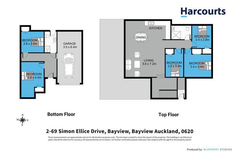 Photo of property in 2/69 Simon Ellice Drive, Bayview, Auckland, 0629