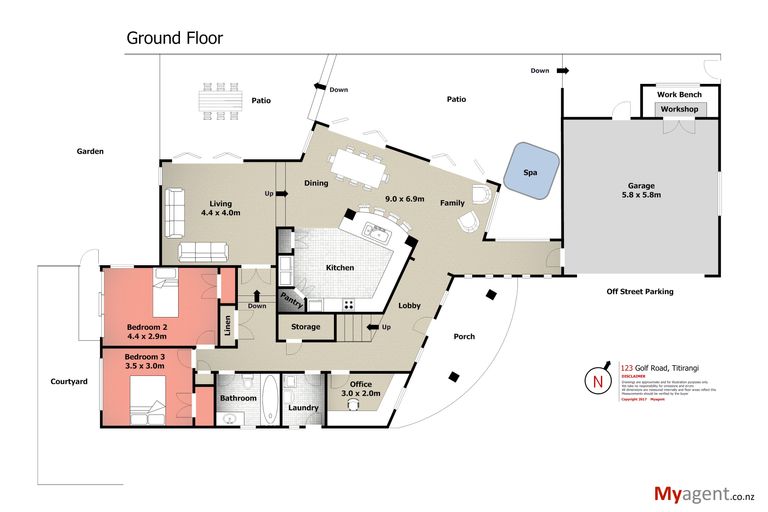 Photo of property in 123 Golf Road, Titirangi, Auckland, 0600