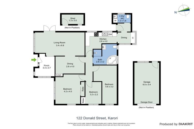 Photo of property in 122 Donald Street, Karori, Wellington, 6012