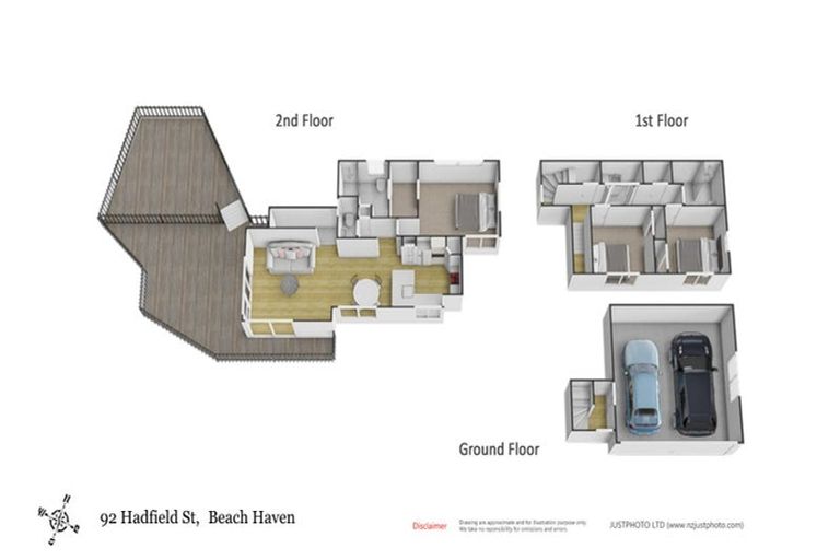 Photo of property in 92 Hadfield Street, Beach Haven, Auckland, 0626