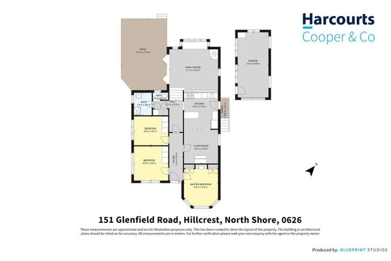 Photo of property in 151 Glenfield Road, Hillcrest, Auckland, 0626