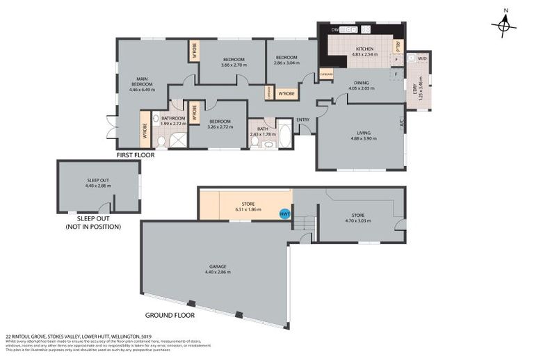 Photo of property in 22 Rintoul Grove, Stokes Valley, Lower Hutt, 5019