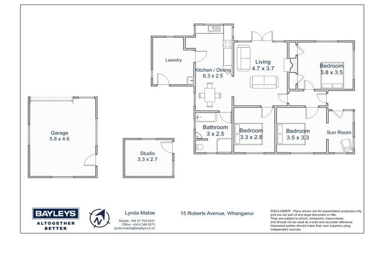 Photo of property in 15 Roberts Avenue, Aramoho, Whanganui, 4500