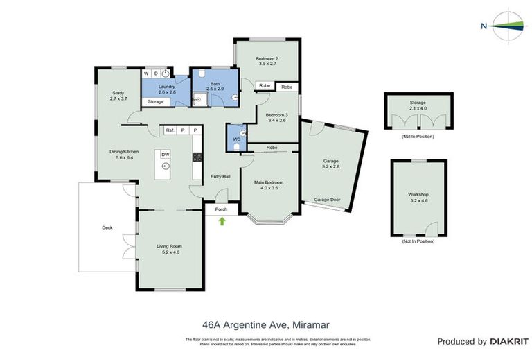 Photo of property in 46a Argentine Avenue, Miramar, Wellington, 6022