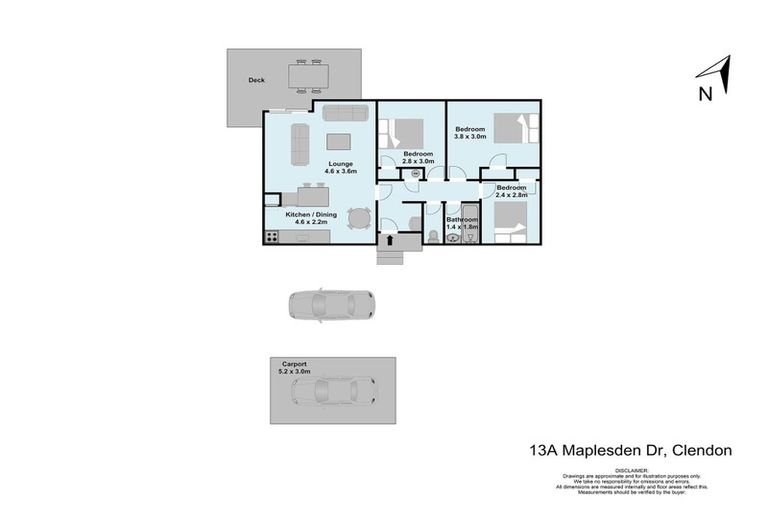 Photo of property in 1/13 Maplesden Drive, Clendon Park, Auckland, 2103