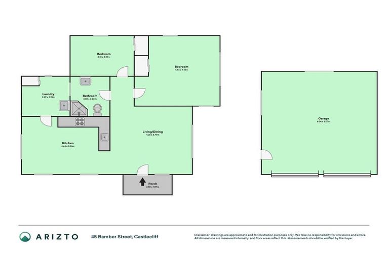 Photo of property in 45 Bamber Street, Castlecliff, Wanganui, 4501