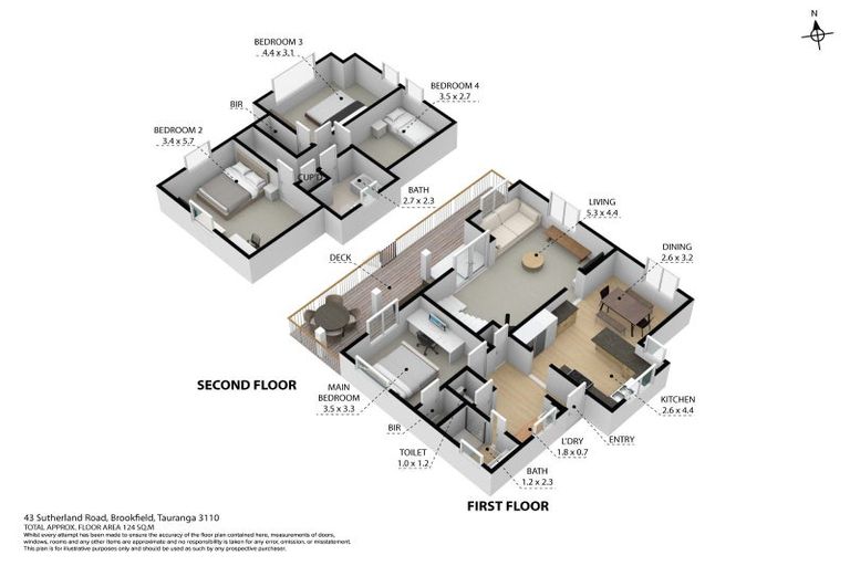 Photo of property in 43 Sutherland Road, Brookfield, Tauranga, 3110