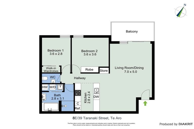 Photo of property in Bellagio Apartments, 8e/39 Taranaki Street, Te Aro, Wellington, 6011