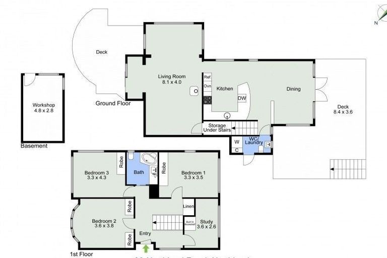 Photo of property in 93 Northland Road, Northland, Wellington, 6012