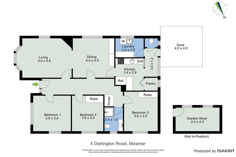 Photo of property in 5 Darlington Road, Miramar, Wellington, 6022