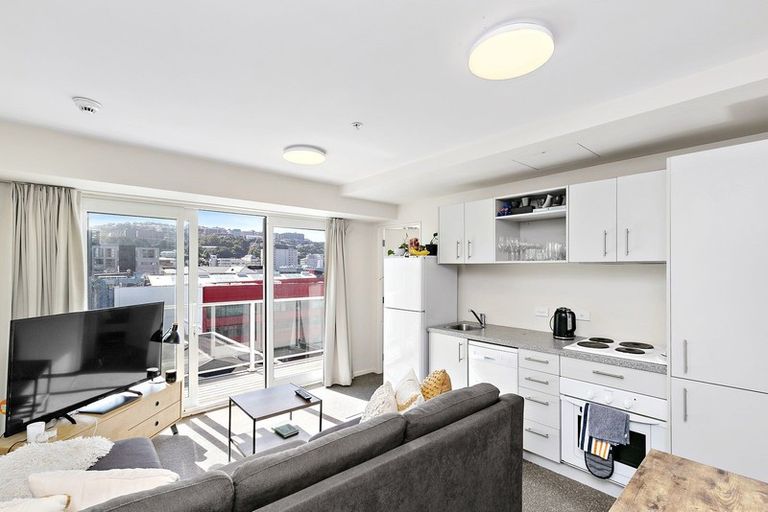 Photo of property in The Peak Apartments, 804/170 Taranaki Street, Te Aro, Wellington, 6011