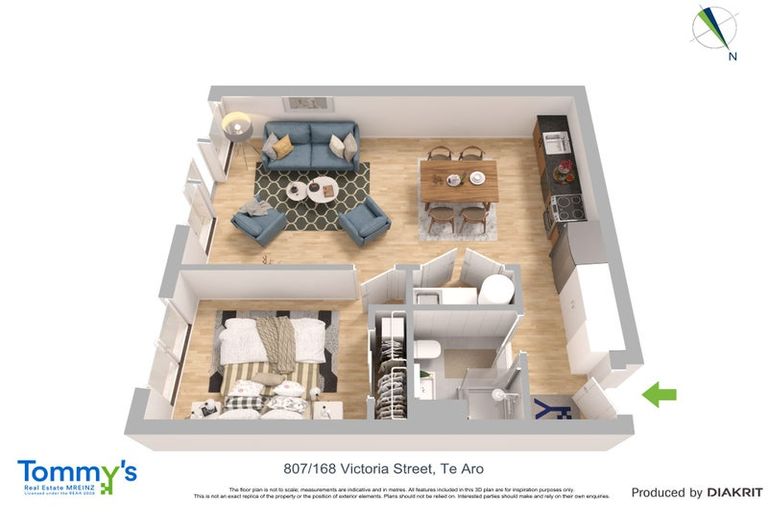 Photo of property in Vsp South, 807/166 Victoria Street, Te Aro, Wellington, 6011